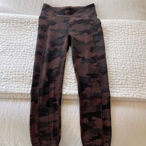 Lulu Camo Fast And Free High Rise Leggings